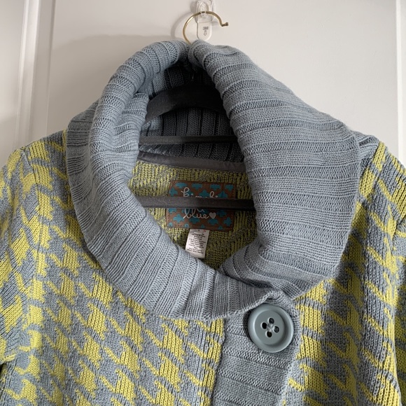 Kimchi & Blue Vintage Houndstooth Sweatercoat 🧵 - Picture 2 of 6